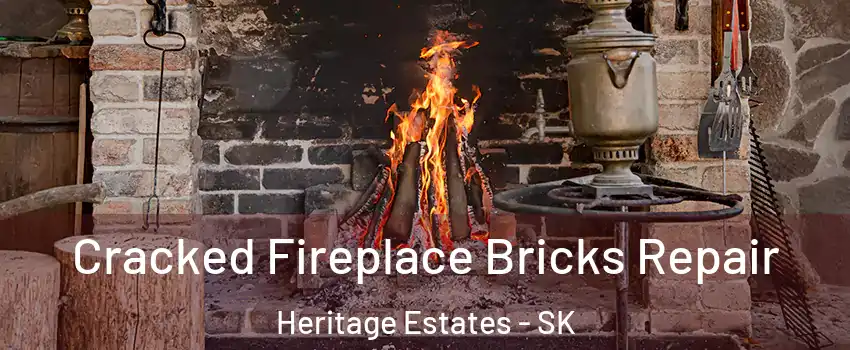  Cracked Fireplace Bricks Repair Heritage Estates - SK
