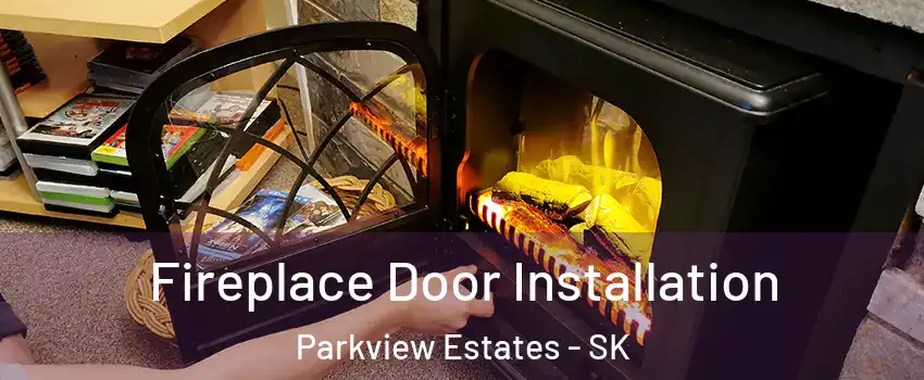  Fireplace Door Installation Parkview Estates - SK