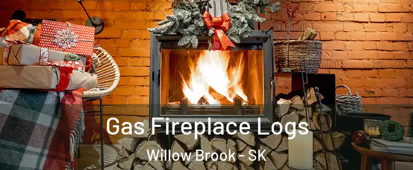  Gas Fireplace Logs Willow Brook - SK