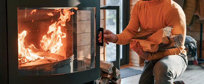 Residential Fireplace Ceramic Glass Installation in East Lloydminster City, SK
