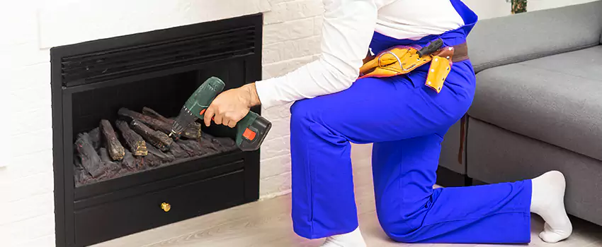 B-Vent Gas Fireplace Installation in Deer Park, SK