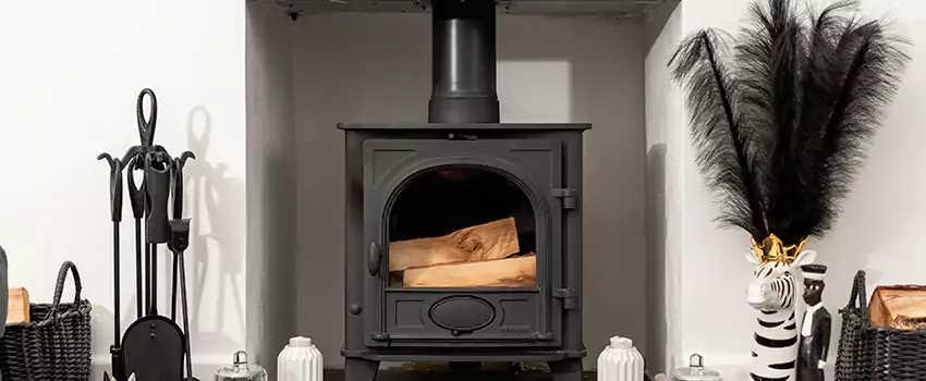 Thelin Hearth Products Providence Pellet Insert Fireplace Installation in Deer Park, SK