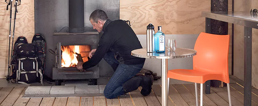 Open Hearth Wood Fireplace Installation in East Lloydminster City, SK