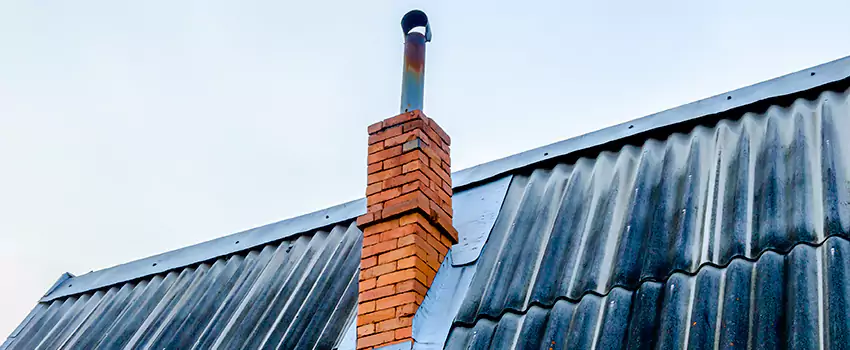 Aluminium Chimney Flashing Repair in Meridian Heights, SK