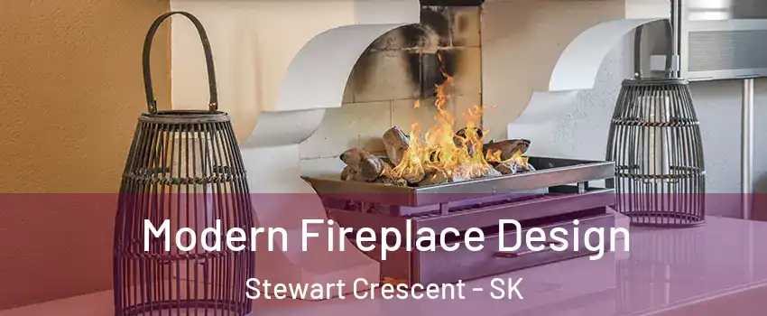  Modern Fireplace Design Stewart Crescent - SK