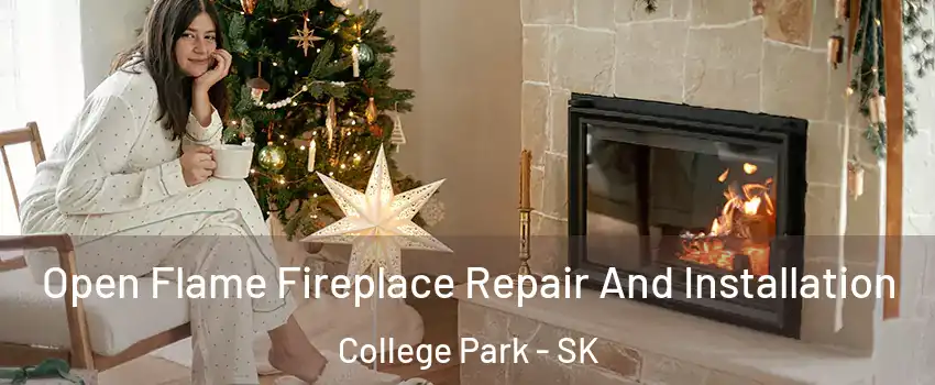  Open Flame Fireplace Repair And Installation College Park - SK