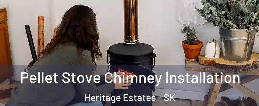  Pellet Stove Chimney Installation Heritage Estates - SK