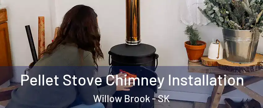  Pellet Stove Chimney Installation Willow Brook - SK