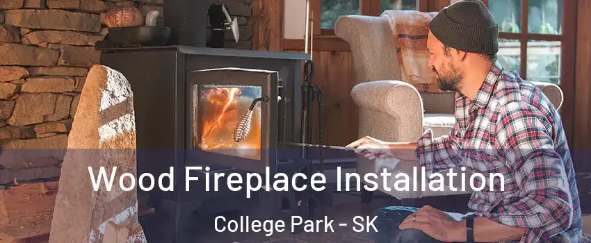  Wood Fireplace Installation College Park - SK