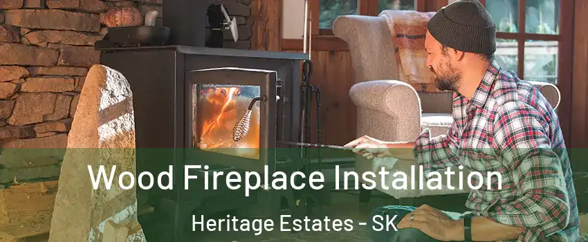  Wood Fireplace Installation Heritage Estates - SK